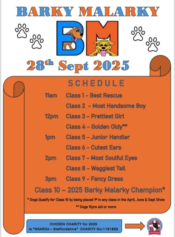 Barky Malarky September 28th 2025